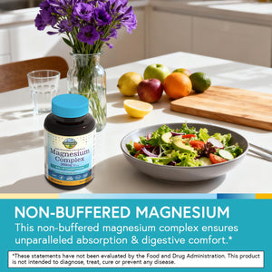 Terranics Magnesium Complex, 6-in-1, High Absorption, Glycinate, Citrate, Aspartate, Gluconate, Calmness, Heart, Bone, 240 Capsules, Non-Buffered Terranics buy supplements Au