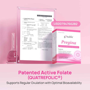 Gynable Pregina Myo-Inositol & D-Chiro Inositol for Women - Original 125:1 Formula, Hormonal Balance & Cycle Wellness, with Chaste Tree & Methylfolate, Powder Sachets, 30 Servings