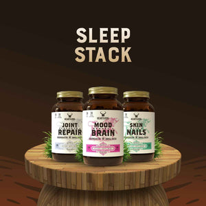 Sleep Stack - Includes Joint Strength & Repair, Skin, Hair & Nails, Mood Memory & Brain for Cognitive Function, Mobility, and Wellness
