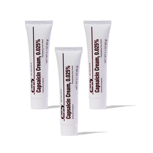 Rugby Capsaicin 0.025% Cream for Penetrating Pain Relief - 2.1 Oz (60g) (3 Pack) RUGBY LABORATORIESBuy Supplements Australia
