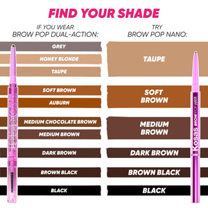 Kosas Brow Pop Eyebrow Pencil – Brow Pencil with Spoolie, Medium Brown Kosas buy supplements Au