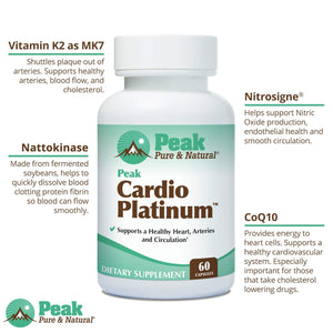 Peak Pure & Natural Peak Cardio Platinum Peak Pure & NaturalBuy Supplements Australia