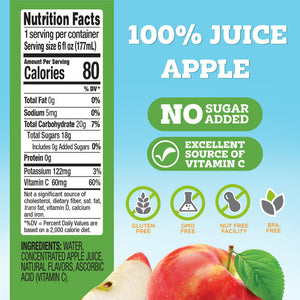 good2grow Apple Juice - 100% Juice Drinks for Kids, Fruit Juice No Sugar Added, 6 Fl Oz Juice Bottles with Spill-Proof PAW Patrol Character Tops (3 Pack) good2grow buy supplements Au