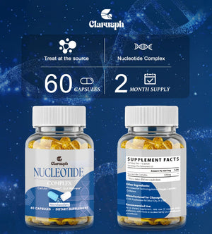 Clarusph Immunity* Supplement, Immune* Nucleotide Complex Blend 400mg Including AMP, CMP, GMP, UMP, Nucleo Immune*, 120 Capsules ClarusphBuy Supplements Australia