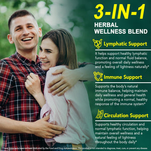 240 Softgels 21-in-1 Liposomal Lymphatic Drainage Supplements, 4275mg Lymph System Support Supplement for Women & Men,Herbal Blend,with Dandelion, Burdock, Echinacea,Rutin, Turmeric,Cleavers & More Ruduwu buy supplements Au