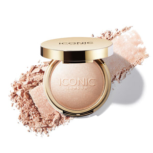 ICONIC LONDON Lit and Luminous Baked Highlighter | Pressed Powder Highlighter for a Radiant Glow, Cruelty-Free, Vegan Makeup, 0.56 oz ICONIC LONDON buy supplements Au