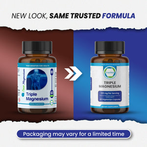 Truemed Triple Magnesium Complex Supplement 235mg with Magnesium Citrate, Malate & Lysinate Chelate | Magnesium Supplement for Sleep, Muscle Relaxation, Energy & Nerve Support | 60 Capsules, USA Made TRUEMED buy supplements Au