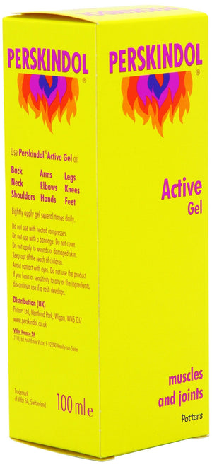 Perskindol Active Gel Dual Action Relief from Joint or Muscle Aches and Pains 100ml PerskindolBuy Supplements Australia