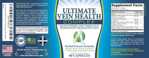 8-in-1 Vein & Leg Health Circulation Support Supplements | Leg + Vein Formula | Circulatory Support Supplement | 1-Month Supply | 90 Capsules Elevate Recovery SupplementsBuy Supplements Australia