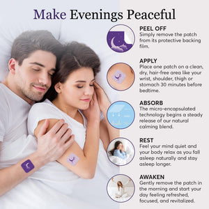 Zovira Sleep Patches for Adults, Melatonin Free with Lavender & Magnesium | Time-Release Transdermal, Aromatherapy Sleep Aid | Non-Habit Forming, Hypoallergenic, All-Night Restorative Sleep | 28 Count ZOVIRA buy supplements Au