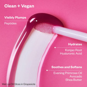 Kosas Wet Lip Oil Gloss – Plumping Peptide Lip Treatment Gloss in Sheer Rich Brown, Hydrating with Hyaluronic Acid, Peptides & Plant Oils, Non-Sticky, Vegan, Clean Beauty Lip Gloss (Cola) 0.15 oz Kosas buy supplements Au