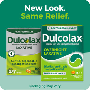 Dulcolax Stimulant Laxative Tablets, Predictable & Effective Constipation Relief, Relieves Straining & Bloating, Bisacodyl 5 mg, 100 Count Dulcolax buy supplements Au
