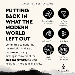 Ancestral Supplements FEM & Mofo Bundle – His & Hers Grass Fed Organ Supplements – Supports Hormone Balance, Energy, Vitality & Wellness – Pasture Raised Beef Organ Multivitamin for Men & Women