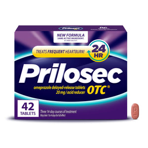 Prilosec OTC, Omeprazole 20mg, Heartburn Medicine, Acid Reflux Medicine, 24 Hour Relief, 42 Tablets Prilosec buy supplements Au