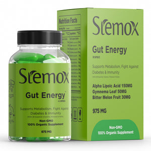 Stemox Gut Energy – Natural Energy & Metabolism Support Supplement with Biotin, Chromium, Alpha Lipoic Acid & Organic Herbal Extracts – Blood Sugar & Gut Health Support – 60 Vegan Capsules Stemox buy supplements Au