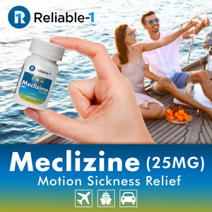 Reliable-1 Laboratories Meclizine HCL 25mg 100 Tablets (1 Bottle) Reliable-1 Laboratories buy supplements Au