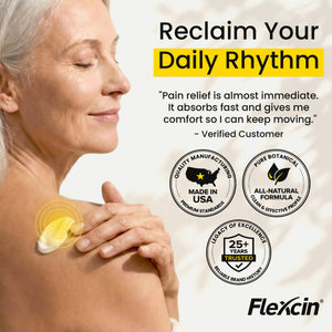 Flexcin Motion Lotion with CM8 - Joint & Muscle Therapy Cream for Back, Neck, Knee, Hand, Foot - Fast Absorbing with DMSO, Emu Oil, Aloe Vera - Non-Greasy 4oz Jar FlexcinBuy Supplements Australia