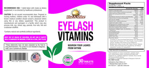 Rise-N-Shine Eyelash Growth Vitamins, Premium Lash Strengthening Supplement with Collagen, Keratin 30 Day Supply Rise-N-ShineBuy Supplements Australia