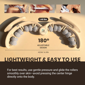 Anti Cellulite Roller & Lymphatic Drainage Massager | Fascia Blaster for Contoured & Smoother Skin | Tool for Sore Arms, Legs, Stomach & Buttocks by M3 – Multicolor M3 Naturals buy supplements Au
