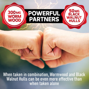 DEDICAD 12in1 Wormwood Capsules Black Walnut Cloves, Ginger, Turmeric Curcumin & Black Pepper - Immune System - 60 Capsules DEDICADÂ buy supplements Au