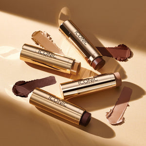 ICONIC LONDON Shape and Shade Sculpting Stick | Mega-Blurring Creamy Sculpting Stick, Seamless Apllication for Silky Finish, Cruelty Free, Vegan Makeup, 0.21 oz. (Curve- Light/Med) ICONIC LONDON buy supplements Au