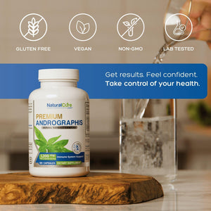 Natural Cure Labs Premium Andrographis Paniculata Extract 1,200mg – 100mg Standardized Andrographolides – Vegan Immune & Digestive Support Capsules – Non-GMO, Gluten-Free, Herbal Dietary Supplement Natural Cure Labs buy supplements Au