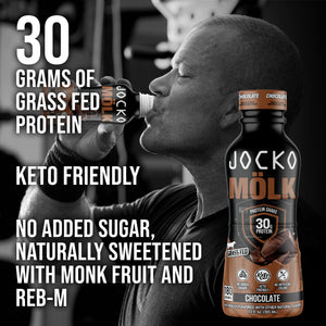 Jocko Fuel Protein Shake Bundle - Vanilla and Chocolate (24 Count) Jocko Fuel buy supplements Au