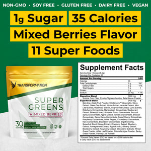 Transformation Super Greens Superfood Powder & Performance Insulated Shaker Bottle | Immune & Energy Support | Made with Natural Ingredients | Detoxifying & Alkalizing Minerals SPR BODY buy supplements Au