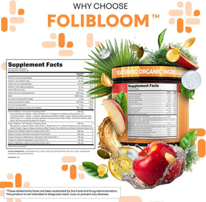 Clean Nutra Pumpkin Seed Oil Capsules + Saw Palmetto Biotin Collagen Keratin MSM Folate Hyaluronic Acid Supplements B12 Zinc Hair Supplement for Women Men Iodine 5-MTHF B-12 Vitamin B9-60 Pills