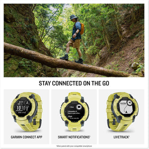 Garmin Instinct® E, Rugged GPS Smartwatch, 45mm, Electric Lime