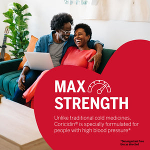 Coricidin HBP, Decongestant-Free Cold Symptom Relief for People with High Blood Pressure, Maximum Strength, Flu & Chest Congestion Liquid Gels, 24 Count Coricidin HBP buy supplements Au