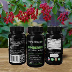 Dimberine - DIM & Berberine, High Purity Enhanced Absorption Formula - 60 Capsules DimberineBuy Supplements Australia