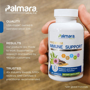 Palmara Health Premium Immune Support, 60 Capsules Palmara Health buy supplements Au