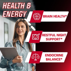 DEDICAD 9in1 Cortisol Shield - Magnesium Glycinate & Ashwagandha with Rhodiola, Phosphatidylserine, Passion Flower, L-Theanine, Apigenin, Licorice, Magnolia - Rest Well & Mood Balance - 60 Count DEDICADΒ buy supplements Au
