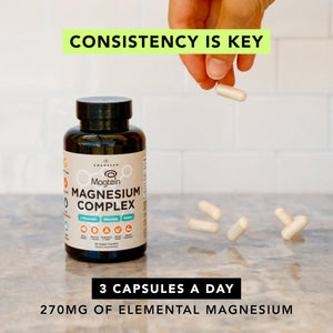 AMANDEAN Magtein Magnesium Complex. L-Threonate, Glycinate, Malate Triple Blend Chelated Magnesium Supplement. 90 Veggie Capsules. High Absorption Branded Ingredients. Brain Health, Sleep, Calm*. AMANDEAN buy supplements Au