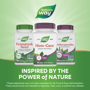Nature's Way Premium Hem-Care, Unique Vein Health Blend*, 90 Capsules Nature's WayBuy Supplements Australia