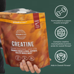 Primal Harvest Creatine Powder Supplement for Men and Women's Fitness, Workouts, and Muscle Growth, to Help Promote Recovery, Strength, Energy, and Endurance (1) Primal Harvest buy supplements Au