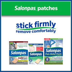 Salonpas Pain Relieving Patch, Large, 6 Count, for Back, Neck, Shoulder, Knee Pain and Muscle Soreness, 8 Hour Pain Relief Salonpas buy supplements Au