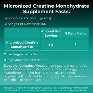 MYOXCIENCE Micronized Creatine | Supports Muscle Performance, Lean Body Mass, & Cognition | 100 Servings MYOXCIENCE buy supplements Au