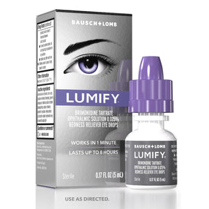 LUMIFY Eye Drops for Red Eyes, Redness Reliever for Brighter Looking Eyes, Works in 1 Minute & Lasts Up to 8 Hours, Eye Drops, 0.17 Fl Oz (5 mL) LUMIFY buy supplements Au
