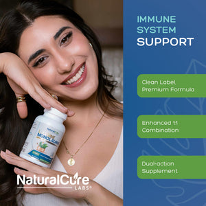 Natural Cure Labs L-Lysine with Monolaurin 600mg 1:1 Ratio, 2 Pack, 200 Capsules Natural Cure Labs buy supplements Au
