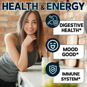 DEDICAD 12in1 Wormwood Black Walnut Clove Capsules - Immune, and Mood Support - 3 Month Supply - 90 Vegan Capsules DEDICADÂ buy supplements Au