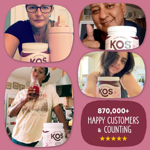 KOS Organic Beet Root Powder, USDA Certified - Superfood Plant Based Beetroot Ingredient for Stamina Increasing, Circulation - Non-GMO, Soy & Gluten-Free, 50 Servings Bag KOS buy supplements Au