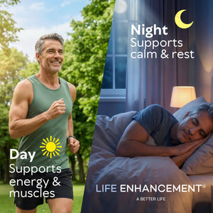 Life Enhancement Ultra Triple Magnesium Complex - 325 mg - with B6, Glycinate, Malate & Citrate - Magnesium Supplement Enhance Sleep and Brain Function - Made in USA (90 Vegetarian Capsules) Life Enhancement buy supplements Au