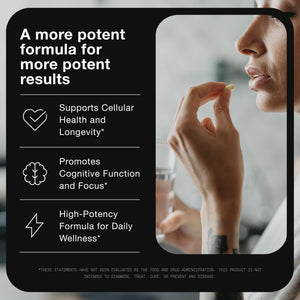 Toniiq Liposomal NAD+ and Resveratrol Supplement - 1500mg Ultra High Strength NAD Supplement - Clinically Studied Ingredients with Patented RiaGev-WS™, Resveratrol, and Niacin - 60 Capsules Toniiq buy supplements Au