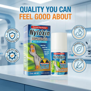 Nyloxin Extra Strength Roll-On Arthritis Pain Relief Gel, Back Pain Relief, Neuropathy Pain Relief, Nerve Pain Relief, Knee Pain Relief, Foot Pain Relief, Muscle Pain Relief, Joint Pain (2 oz) NyloxinBuy Supplements Australia