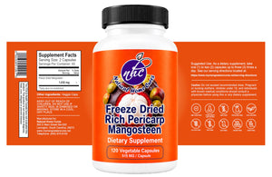 Natural Home Cures Freeze-Dried Mangosteen Rich Pericarp Capsules – 56+ Xanthones & Flavonoids, High ORAC Antioxidant Support, 515 mg, 120 Vegan Capsules Natural Home Cures buy supplements Au