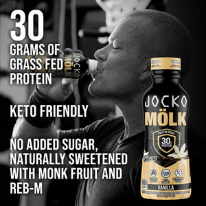 Jocko Fuel Protein Shake Bundle - Vanilla and Chocolate (24 Count) Jocko Fuel buy supplements Au