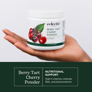 Eclectic Herb - Berry Tart Cherry Powder | Joint Support Supplement | Superfood Vitamin & Mineral Supplement | Freeze Dried, Vegan, Non-GMO, Gluten-Free (5.1 oz | 144 g) ECLECTIC INSTITUTEBuy Supplements Australia