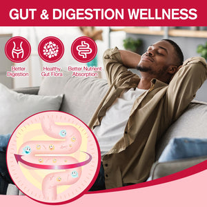9-in-1 Probiotic Prebiotic Fiber Gummies for Adults & Teens 16G Fiber per Serving, Psyllium Husk Fiber Supplement with 5 Billion CFU Bacillus Coagulans - PrimeBioHealth - canada supplements